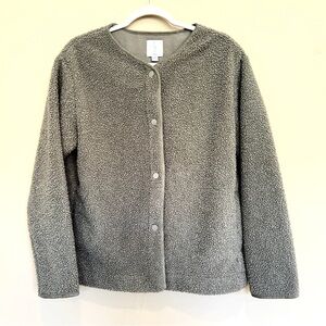 Joie Boucle Snap Front Chore Jacket